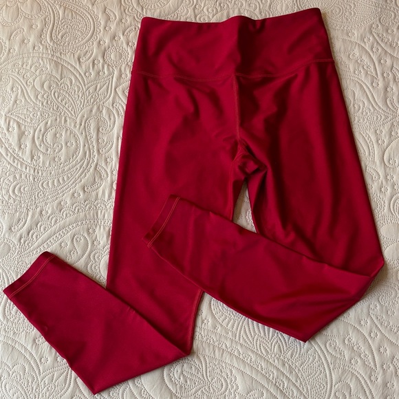Athleta Pants - Athleta Vibrant Red Women's Leggings